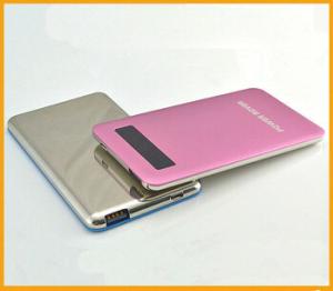China 6000mah new unique product ideas super slim power bank for iphone/samsung/HTC wholesale