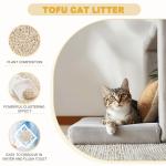 Absorbed Dust Free Hypoallergenic Cat Litter Tofu Flushable Litter For Cats