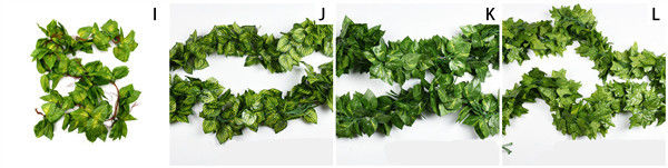 2.3m Fake Ivy Leaves Garland Vine Creeper Grape Foliage Carton Packing