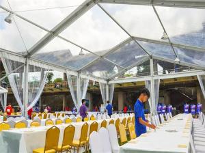 China Aluminum 10x20m Waterproof PVC Walls Luxury Banquet Tents wholesale