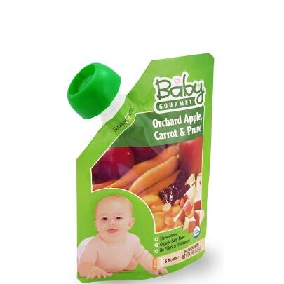 100% oxo biodegradable best quality cheap Plastic spout bag for Juice Packing