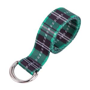 China Women Double Loop Belt D Ring Buckle Fabric Web Polyester Fiber wholesale