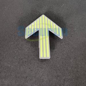 China Photoluminescent Aluminum Direction Arrowsign Glow In The Dark 160x120mm wholesale