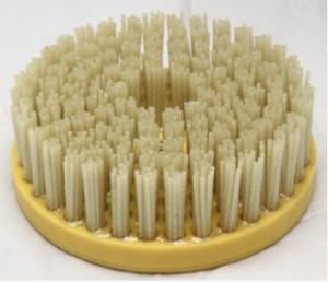 China 200mm Round Shape Diamond Abrasive Brush Long Lasting For Granite / Marble Surface wholesale