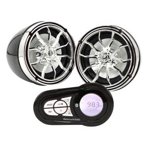 China 3inch Motorcycle Audio Speakers , Rohs 600ma Motorcycle Radio Kit wholesale