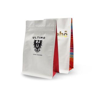 China Biodegradable Reusable Sustainable Packaging Pouch Black Coffee Packaging Bags wholesale