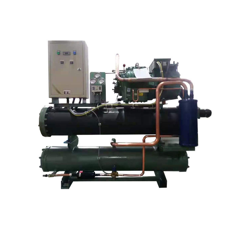 Industrial Water Cooled Screw Chiller Low Temperature Refrigerator 30 - 250 Hp