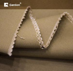 China Tan Cotton Poly Spandex Stretched Workwear Fabric Anti Pilling wholesale