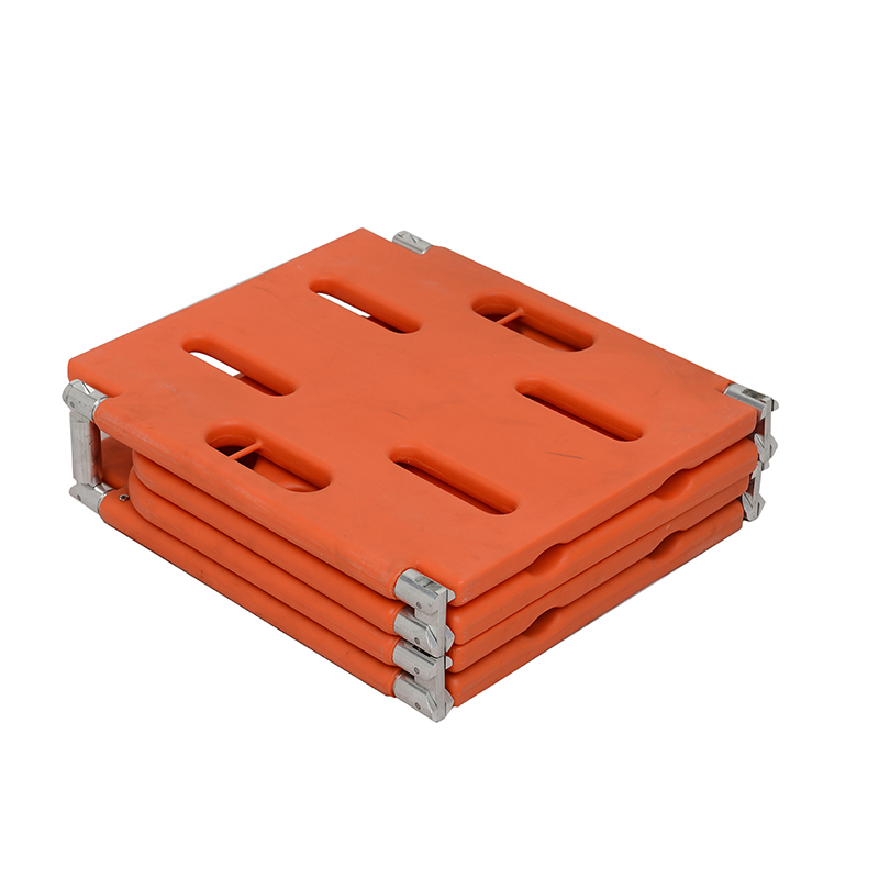 4 Folded Spine Board Stretcher Made of PE Material with CE Certification