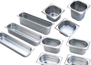 China 201 Stainless Steel Kitchen Equipment , GN Pan Stainless Steel Gastronorm Pan wholesale