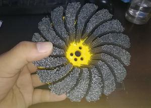 China Diamond Abrasive Disc CNC Deburring Brushes Turbine Style For Deburring Auto Parts wholesale