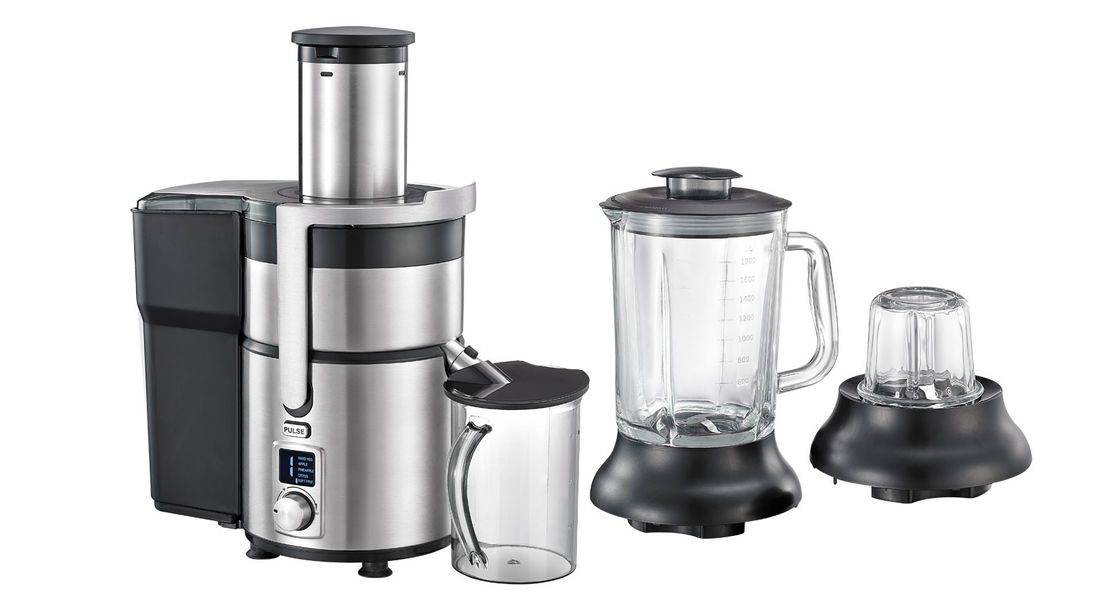 1000W DC Motor Stainless Steel Power Extractor with LCD Display and Pulse Button