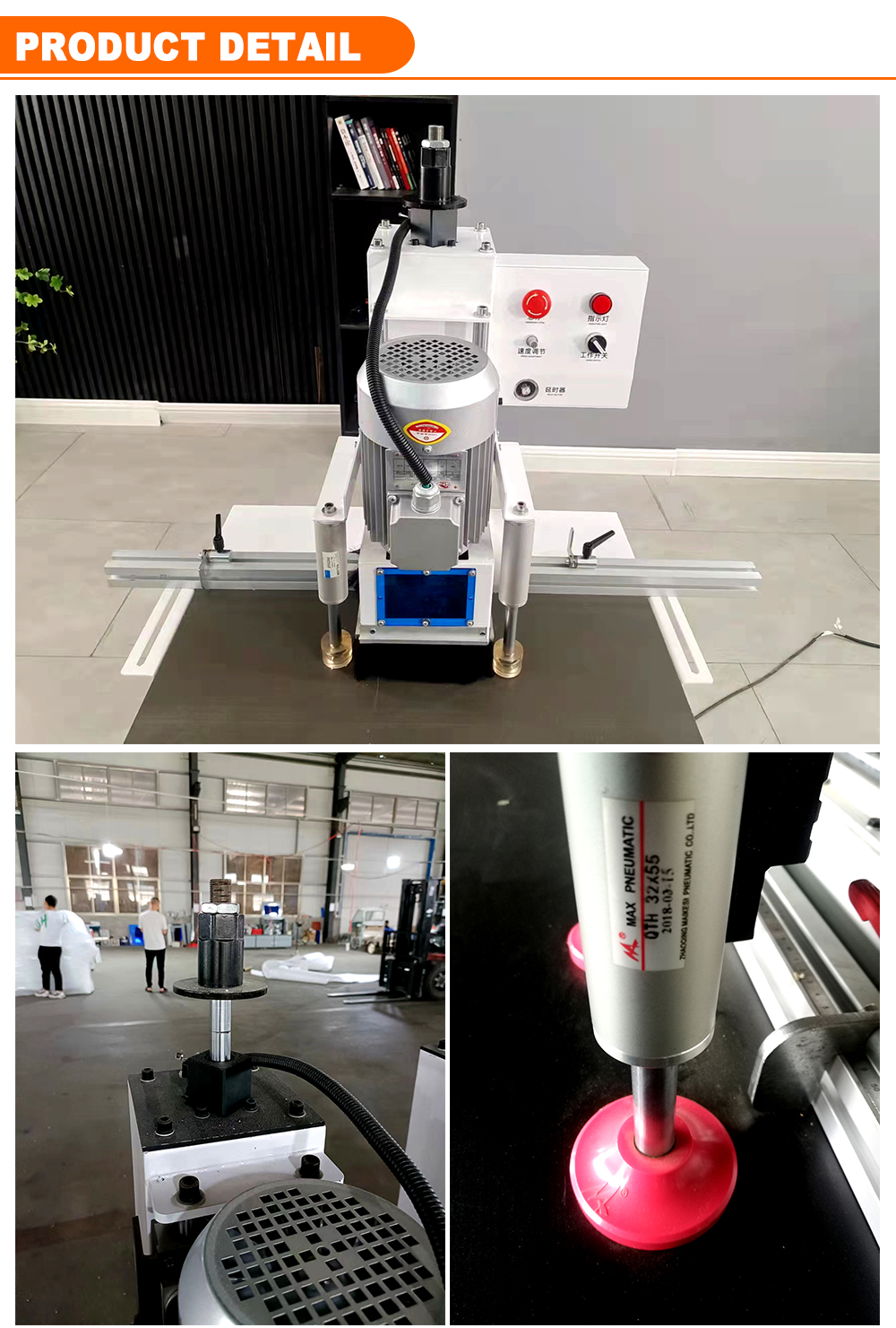Max. Drilling Diameter 50mm Cabinet Double Two Heads Wooden Door Hinge Boring Machine