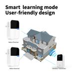 Waterproof Outdoor Wireless Doorbell Modern Kinetic Jingle Bell