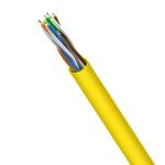 500MHz 23AWG UTP CAT6A Cable PVC Cable 1000FT CMP-LP 0.5A For Network Transfer