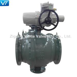 China 20'' 150LB Gear Operated Ball Valve WCB Carbon Steel Fire Safe Ball Valve wholesale