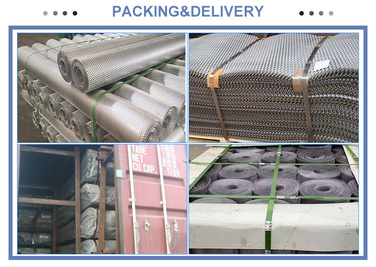 Expanded Wire Mesh Galvanized Decorative Expanded Metal Mesh Panel