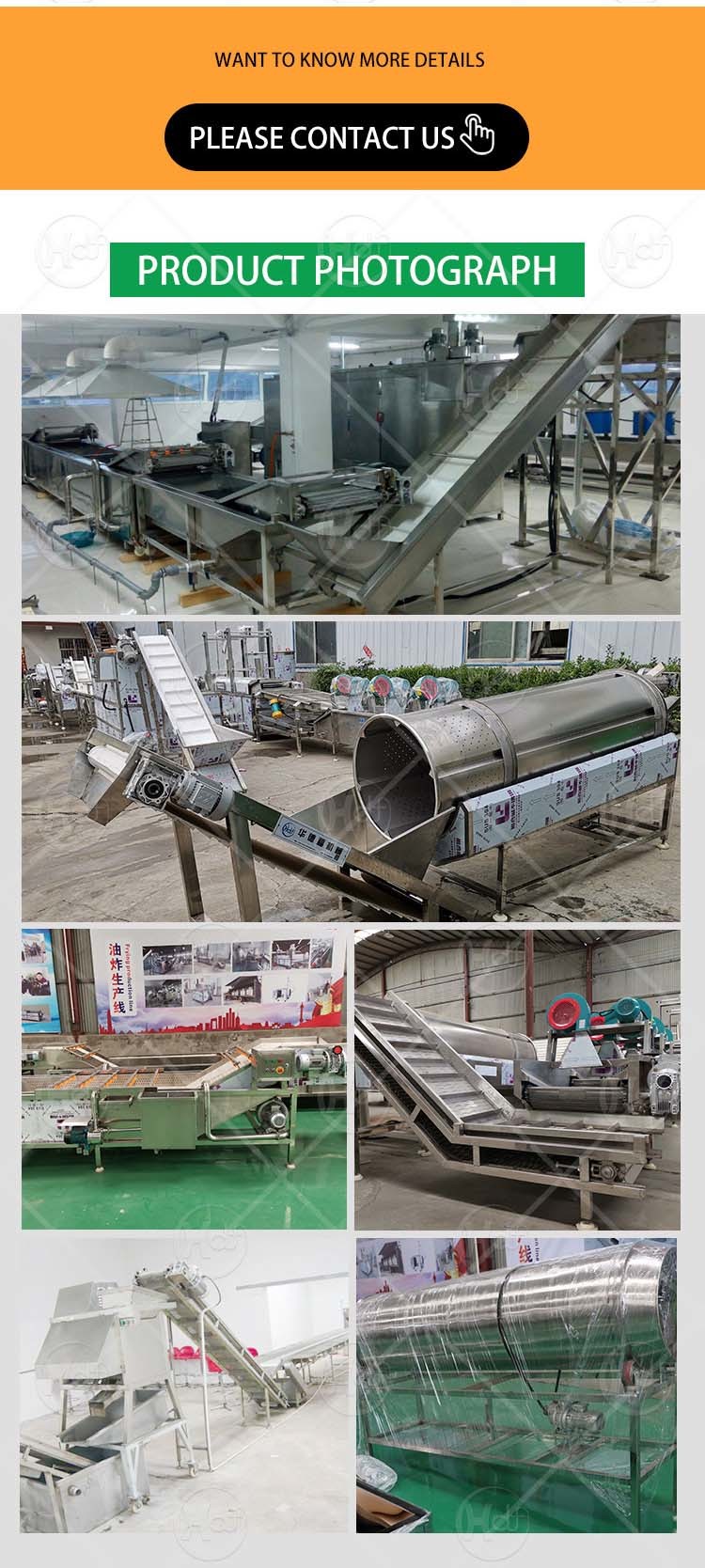 150kg/H Compound Pringles Fresh Potato Chips Production Line Stainless Steel 304