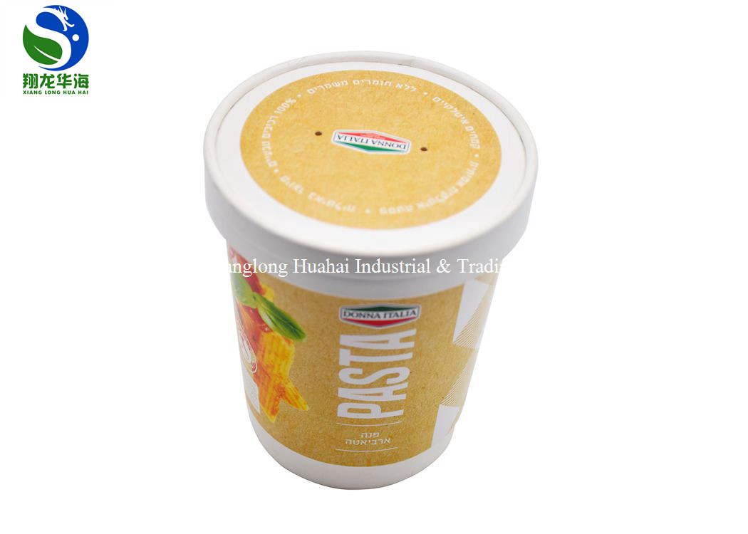 32 oz chinese soup bowl with lid big volume disposable hot soup paper bowls