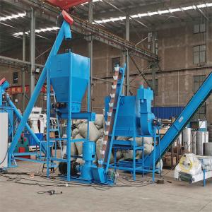 China SGS Feed Pellet Production Line Animals 500-1000kg/H 17*5*5.5m wholesale