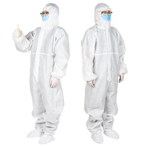 China Alcohol Resistant Isolation Hospital Hooded Protective Clothing wholesale