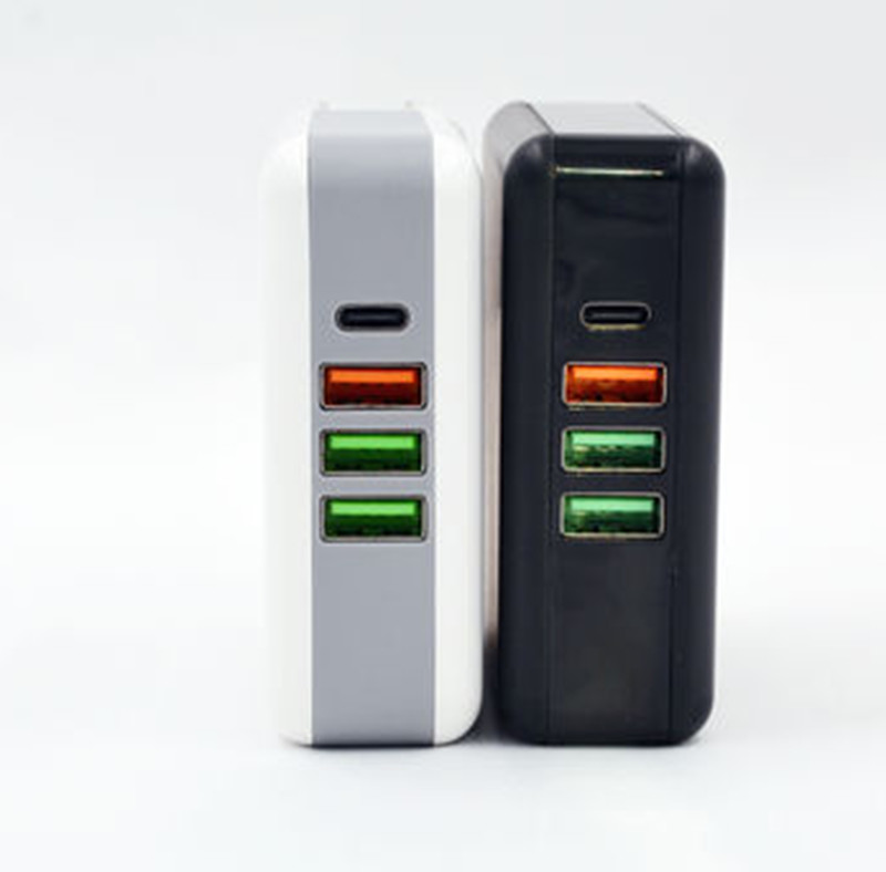 Changeable Plug Phone Laptop 61W Multi Port USB Chargers