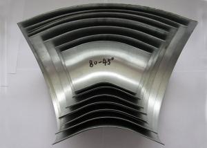 China Galvanized Steel 45 Degree Stamping Half Elbow / Pressed Bends Halves wholesale