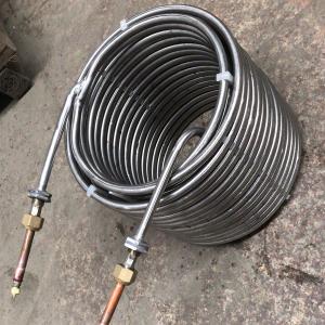 China Immersion Coiled Tube Heat Exchanger Wort Chiller Stainless Steel wholesale