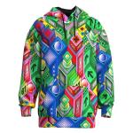 100% Polyester Sublimation Hoodies Sweatshirt Customizable Anti Wrinkle