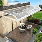 Aluminum Frame Polycarbonate Sheet Window Gazebo Canopies