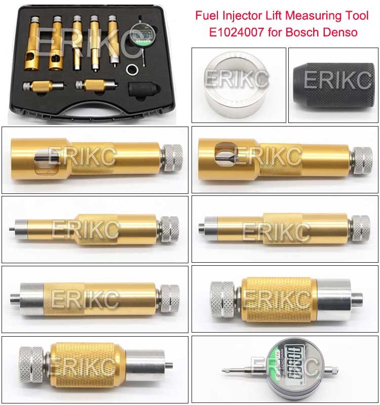 ERIKC CR Injector Multifunction Test Kit Fuel Injector Lift Measuring Tool for Bosch Denso