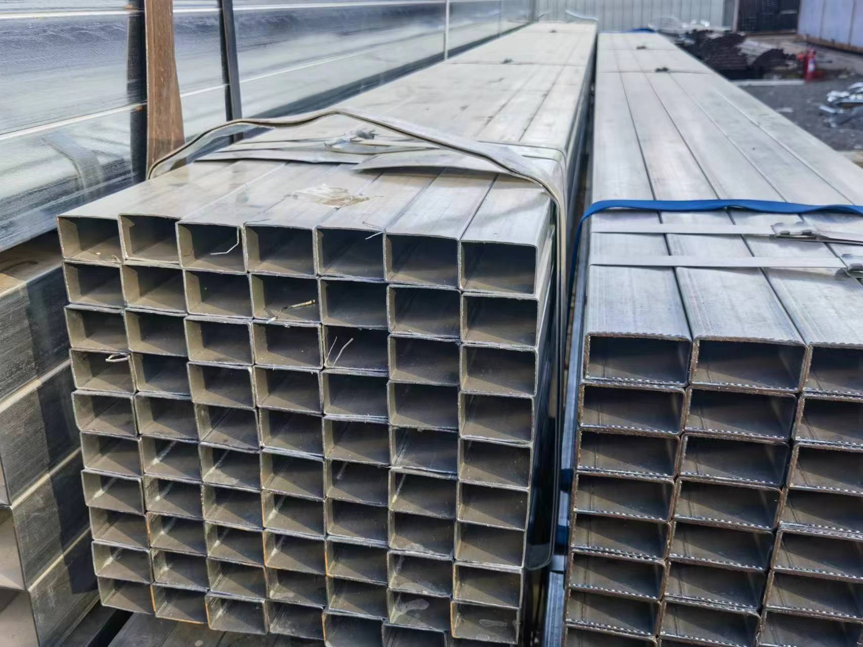 Customized Cupboard Construction Galvanized Steel Square Tube with 3mm Thickness