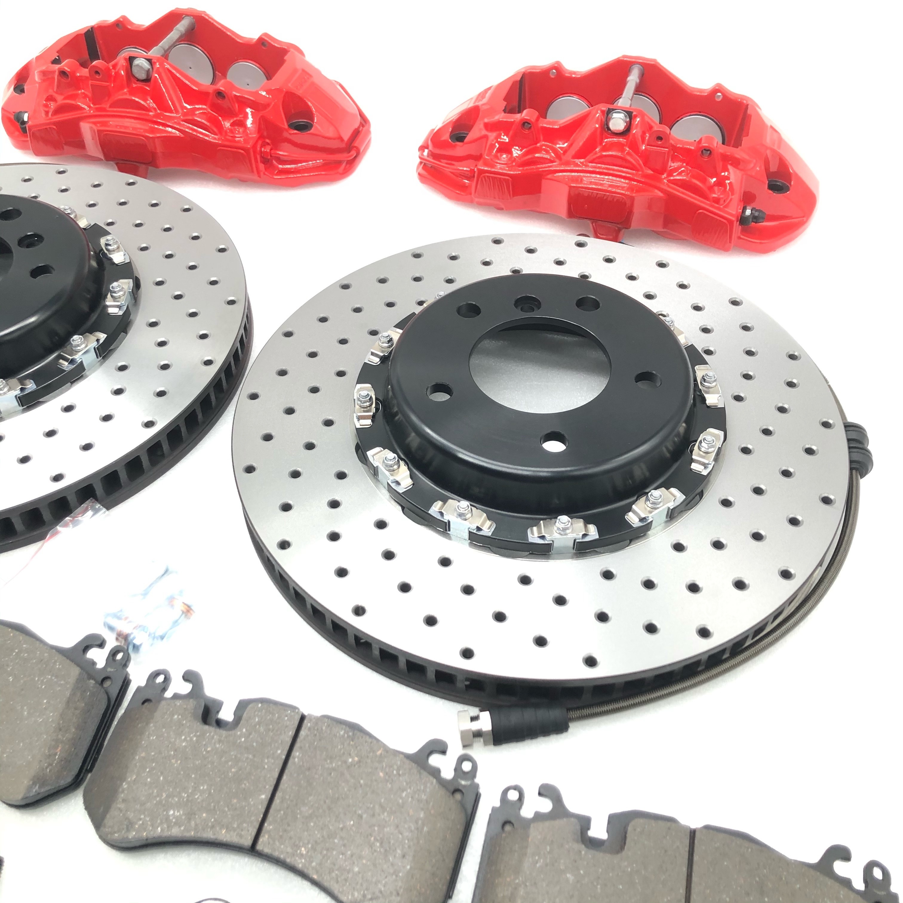 Jekit 6 Pot Big Brake Kit Red Caliper 380*36mm Disc Floating Bell