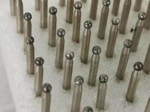 China 3*50*2.95 B80/100 Diamond Grinding Pins Burr Drill wholesale