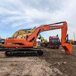 Doosan DH220-9 Used Hydraulic Excavator Middle Size 115kw Rated Power Original