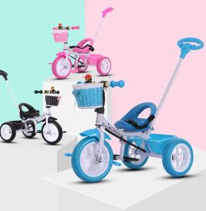 China 2023 Fashion Baby 3 Wheels Ride on Bicycle Bike Car for 2-6 Years Kids Plastic Material wholesale