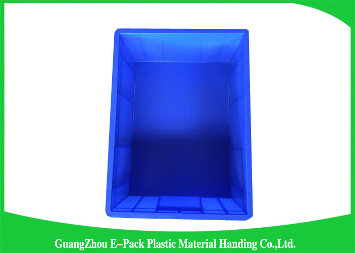 Plastic Storage Crates For Packaging , Leakproof Large Plastic Storage Boxes