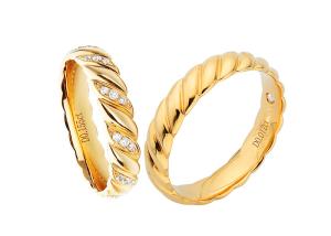 China OEM Rose Gold Jewellery Couple Rings wholesale