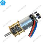 Silent micro 12v dc gear motor high torque 80 rpm with encoder