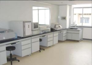 Custom School Laboratory Desk Furniture Wall Mounted Laboratory Benches