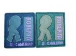 Colorful Embossed Logo Leather Labels / Patches For Jeans With Customized Logo