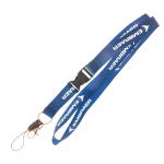 Reinforced Custom Logo Lanyards Safety Buckle Reflective Strap Company Branded