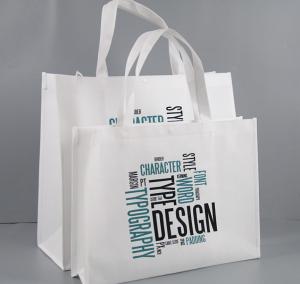 China Lightweight Non Woven Shopping Bag / Tote Bag Fashion Design For Women wholesale
