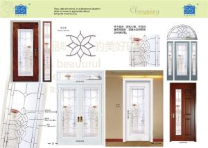 China Waterproof Sliding Glass Door For Bathroom Black Patina Molded 20 Mm Thickness wholesale