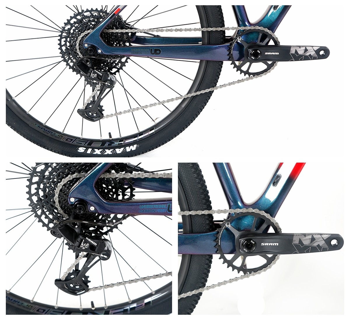 Daul Suspension Full Suspension Carbon Fiber MTB With SRAM NX 12S