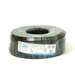 Black RG6 Bulk Flexible Coaxial Cable Wire Antenna Satellite Cable CATV CCTV