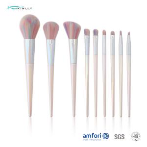 China Eyebrow 9pcs Beauty Blending Plastic Makeup Brushes wholesale