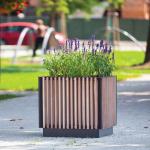 Patio Modern SGS Certificate SS304 Metal Flower Planters