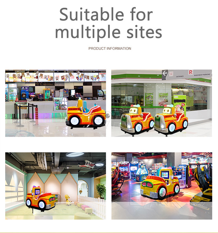 Kids Fun&Attractive Game indoor coin operated amusement rides led light kiddie ride