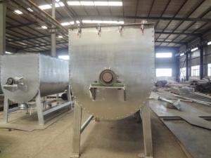 China Ribbon Drum Horizontal Ribbon Mixer Adhesive Powder Material With Liquid Additive wholesale